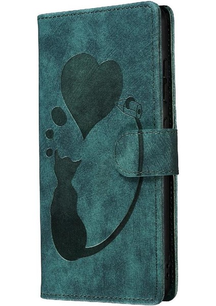 IPhone 16E Kart Cep Kabartmalı Sevimli Kedi Tutucu Kapak Için Flip Case (Yurt Dışından) modelleri