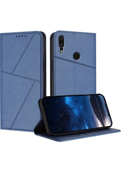 Huawei Y7 2019 Darbeye Dayanıklı Kapak Anti-Parmak Izi Mat Doku Için Kılıf (Yurt Dışından)