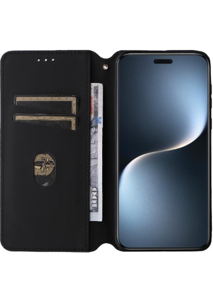Onur Sihirli 7 Pro 5g Cüzdan Manyetik Kapatma Kart Yuvaları Pu Için Flip Case (Yurt Dışından)