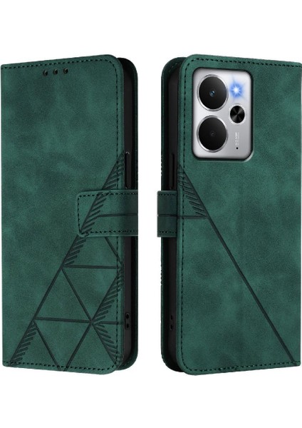 Realme 14 5g Için Pu Deri Kredi Kartı Tutucu Flip Folio Kitap Cüzdan (Yurt Dışından) fırsatları