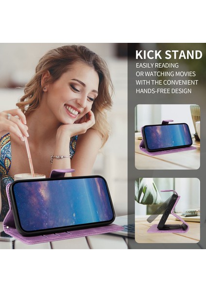 Vıvo X100 Pro 5g Için Kılıf Manyetik Kapatma Kart Yuvaları ve Destek Standı Darbeye Dayanıklı Pu Deri Kılıf (Yurt Dışından)