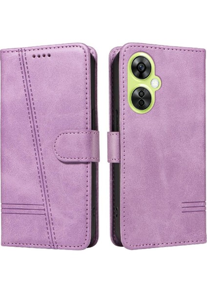 Oneplus Nord Ce3 Lite Için Kılıf Manyetik Kapatma Kart Yuvaları ve Destek Standı Darbeye Dayanıklı Pu Deri Kılıf (Yurt Dışından)