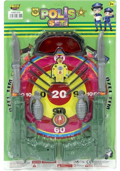 Kartela Büyük Kasaturalı Polis Seti