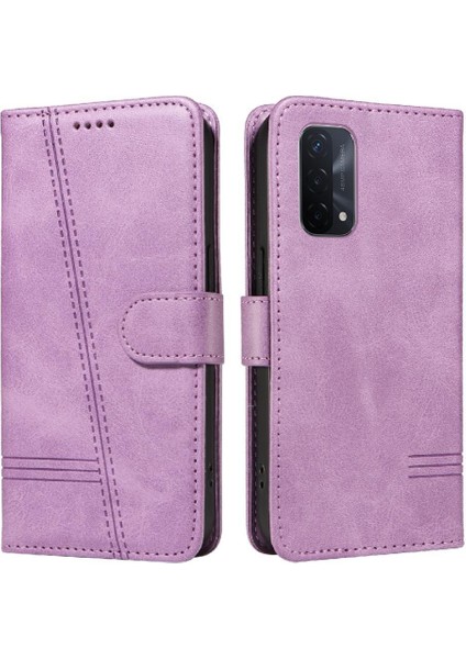 Oppo A93 5G/A74 5G/A54 5g Için Kılıf Manyetik Kapatma Kart Yuvaları ve Destek Standı Darbeye Dayanıklı Pu Deri Kılıf (Yurt Dışından)