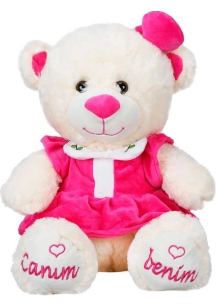 Bfs 8331 Canım Benim Elbiseli Peluş Ayı -Sunman