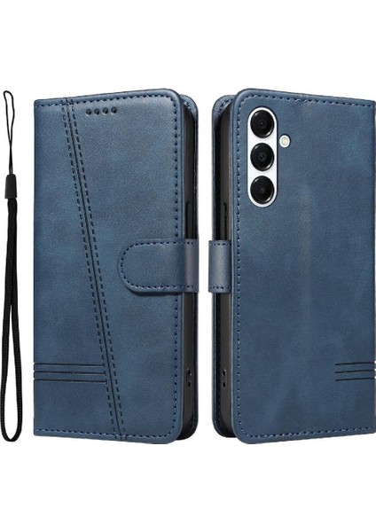 Samsung Galaxy A16 Için Kılıf Manyetik Kapatma Kart Yuvaları ve Destek Standı Darbeye Dayanıklı Pu Deri Kılıf (Yurt Dışından)