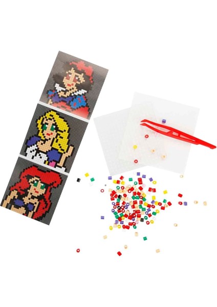 3in1 Disney Princess Pixel Pixel Boncuk Aktivite ve Oyuncak Seti S00005169 fiyatları