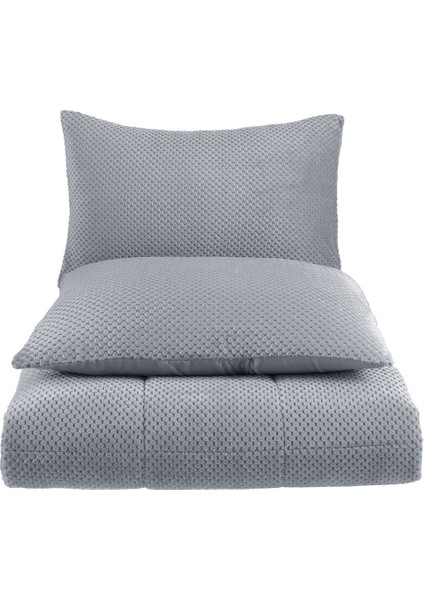 Luis Comfort Set Çift Kişilik (195X215 Cm) Gri