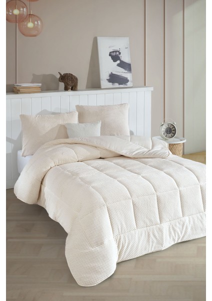 Luis Comfort Set Çift Kişilik (195X215 Cm) Krem