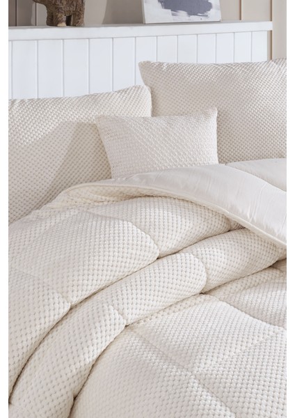 Luis Comfort Set Çift Kişilik (195X215 Cm) Krem