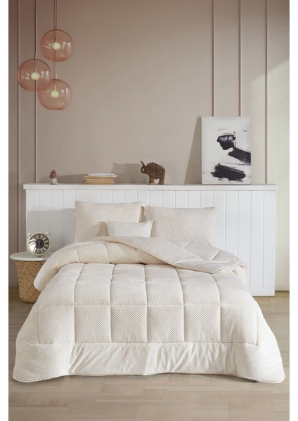 Luis Comfort Set Çift Kişilik (195X215 Cm) Krem