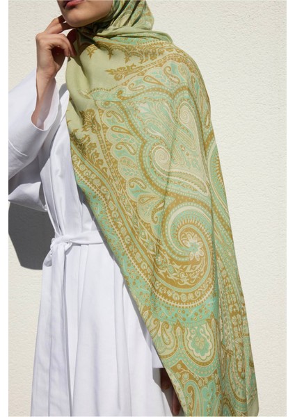 Deluxe Summer Şal Alice Çağla Yeşili modelleri