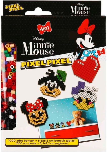 4in1 Disney Minnie Mouse Pixel Pixel Boncuk Aktivite ve Oyuncak Seti modelleri