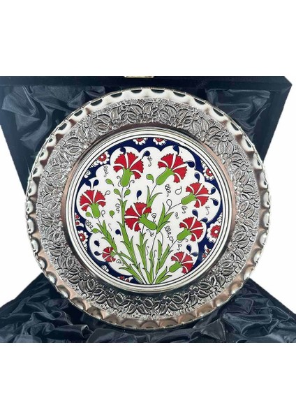 Valiye Hediye 25CM Gümüş Tabak