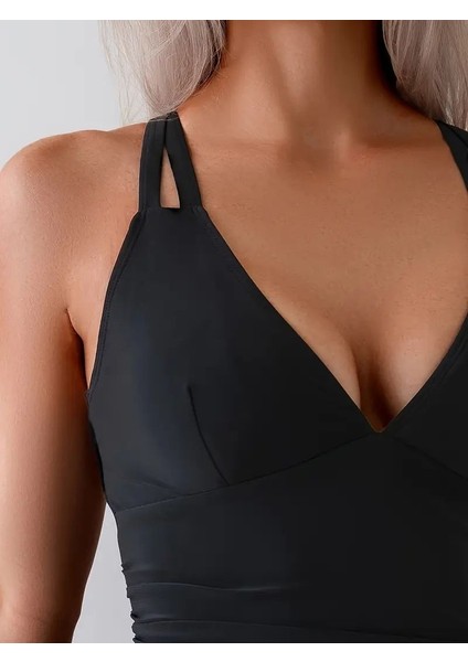 Tek Parça Mayo Kesik Detaylı ve Bağlı Yüksek Esneklikli Kumaş fiyatları