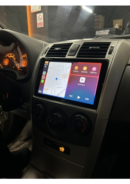 Toyota Corolla Uyumlu 4 GB Ram 64 GB Dahili Hafıza 9 Inç Multimedya Kablosuz Carplay Geri Görüş Kameralı fırsatları
