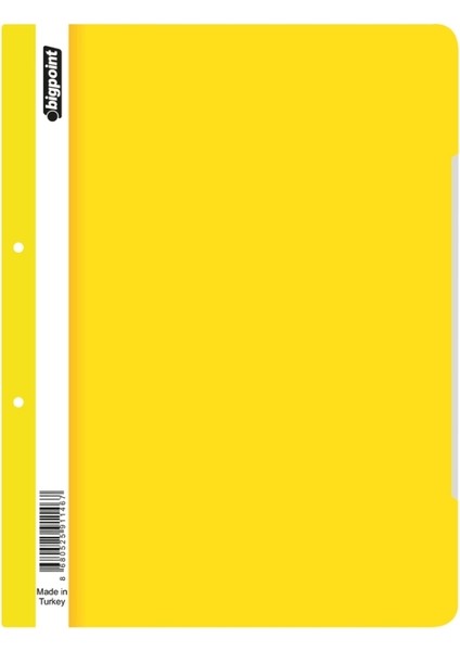 Telli Dosya 50'li Paket, Standart, A4 Poşet Dosya Için, Sarı