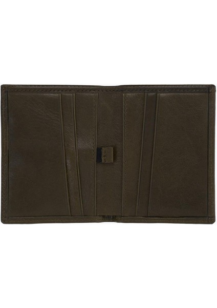 Hakiki Deri Dikey Erkek Cüzdan – Kredi Kartlık, Kağıt Para Bölmeli Cüzdan 216 - Haki fiyatları