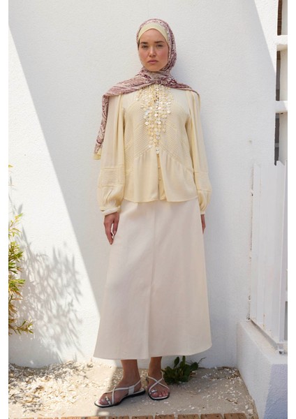 Deluxe Summer Şal Noa Butter Yellow fiyatları