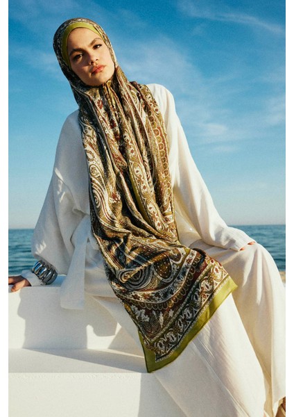 Deluxe Summer Şal Noa Olive modelleri
