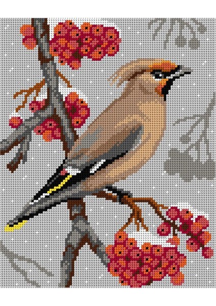 Baskılı Goblen Kuş 3158 24*30 cm