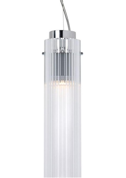 Sarkıt Rifly Lambalar, Kartell Rifly Kolye 30 cm Şeffaf Gün Işığı LED 09340/B4 Kartell By Laufen Made In Itayl