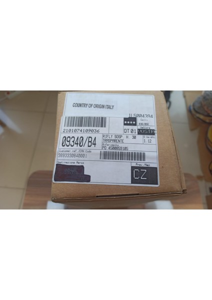 Sarkıt Rifly Lambalar, Kartell Rifly Kolye 30 cm Şeffaf Gün Işığı LED 09340/B4 Kartell By Laufen Made In Itayl