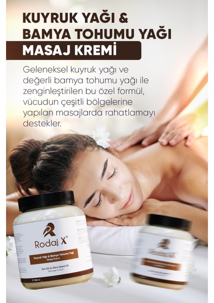 Kuyruk Yağlı ve Bamya Tohumlu Yağlı Masaj Kremi 300ML fırsatları