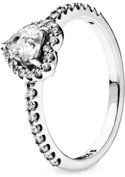 925 Ayar Gümüş Kalp P Dora Ciddi Ilişki Yüzüğü Kalpli Yüzük