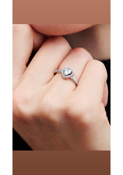 925 Ayar Gümüş Kalp P Dora Ciddi Ilişki Yüzüğü Kalpli Yüzük indirimleri