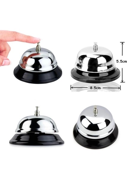 Masaüstü Dekoratif Otel Resepsiyon Görevli Çağırma Zili Çanı (5047)