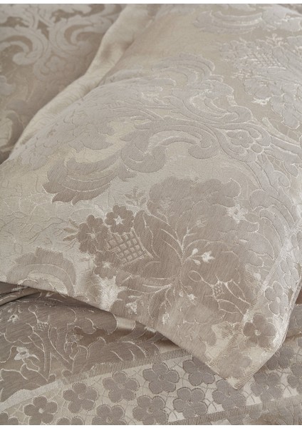 Armada Jakarlı Çift Kişilik Yatak Örtüsü Seti (250x260)-Vizon fiyatları