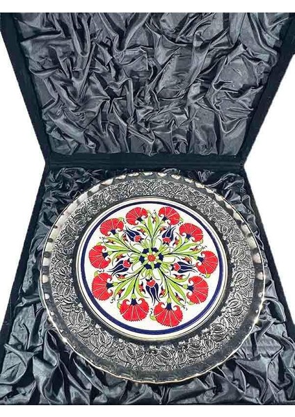 Iş Ortaklığı Hediyesi Gümüş Tabak 25CM fiyatları