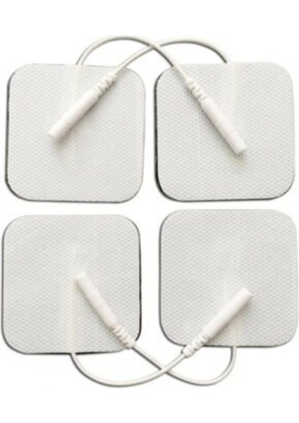 Yapışkanlı 5x5 cm 4'lü Elektrot Paketi, Sağlık ve Rahatlık Sağlar.