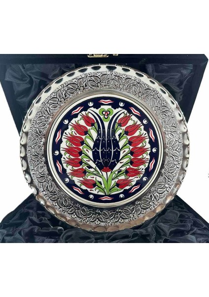 Lalezar Gümüş Tabak 25CM