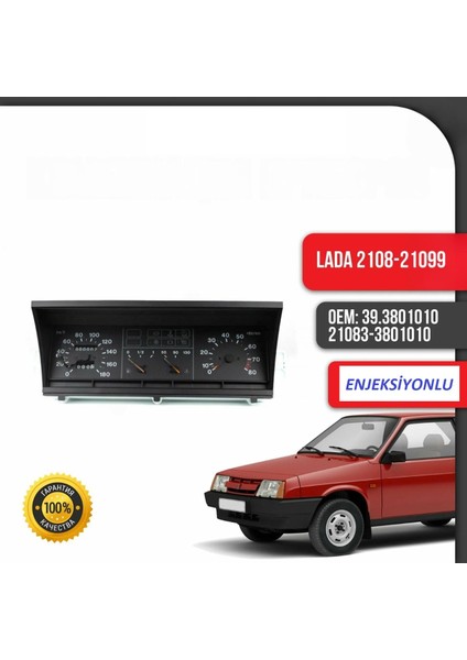 Lada Samara 21083 21093 Enjeksiyonlu Modeller Göstege Saati Komple Orj Avtovaz 21083380101002
