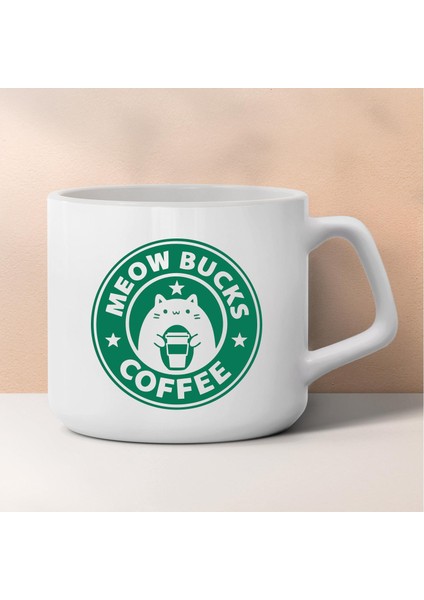Meow Bucks Coffee Tasarımlı Kupa 7,5cm fiyatları
