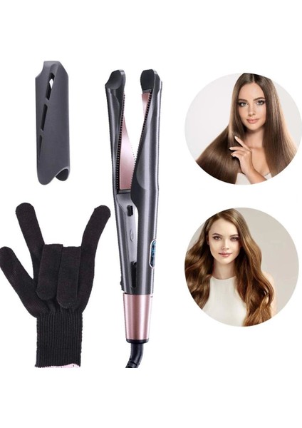 2 In 1 Profesyonel Saç Düzleştirici Bigudi Maşası (5047) modelleri