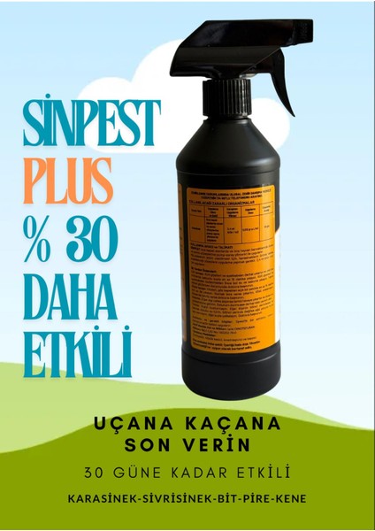 Plus % 30 Daha Etkili 2 Adet 500ML Karasinek, Sivirisinekve Haşere Ilacı