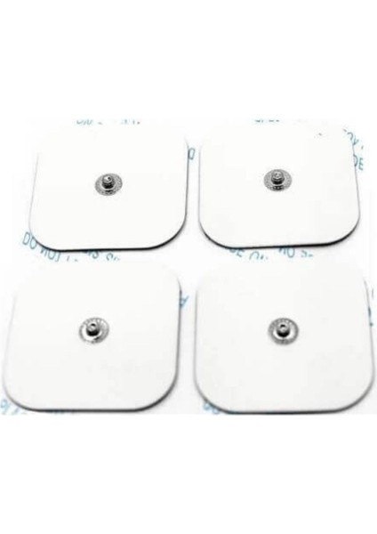 4'lü 5x5 Çıt Çıtlı Tens Cihazı Elektrot Pedi, Sağlıklı ve Konforlu Kullanım