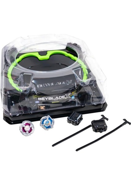 Takara Tomy Beyblade x Xtreme Battle Set – Arena, 2 Top, 2 Fırlatıcı, 8+ Yaş, Orijinal