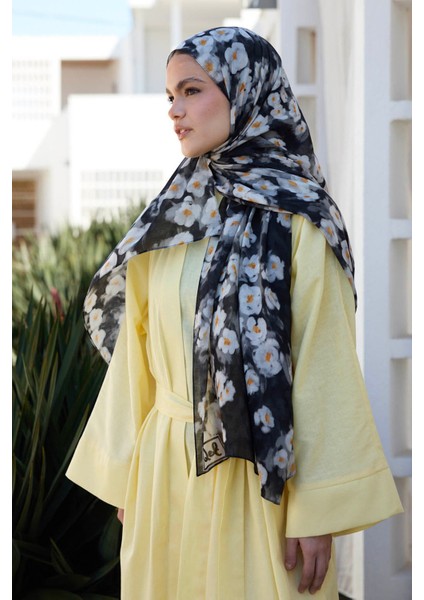 Deluxe Summer Şal Soil Siyah