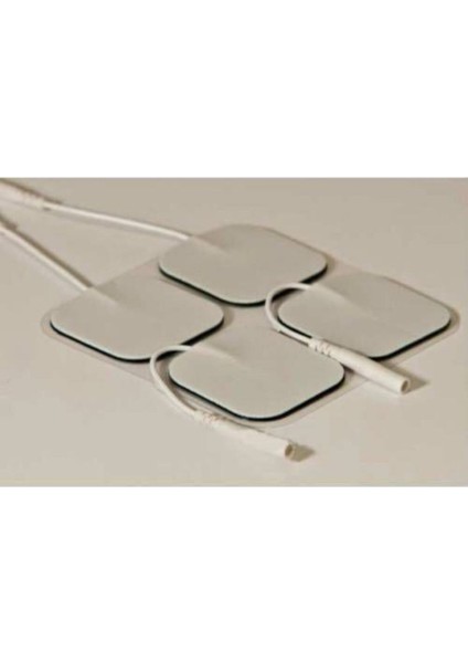 8 Adet Kablolu 5X5CM Kare Tens Pedi Elektrodu, Sağlık ve Bakım Için Uygun modelleri