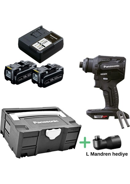 EY1DD2LJ2G Akülü Vidalama (18V-5.0Ah Pil Seti - Systainer Çanta)