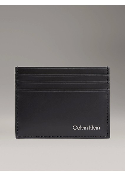 Ck Smooth Cardholder Erkek Siyah Cüzdan LV04D1104G-UB1