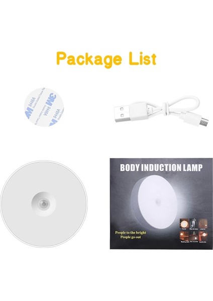 Şarjlı Sensörlü Gece LED Lambası (5047) fırsatları