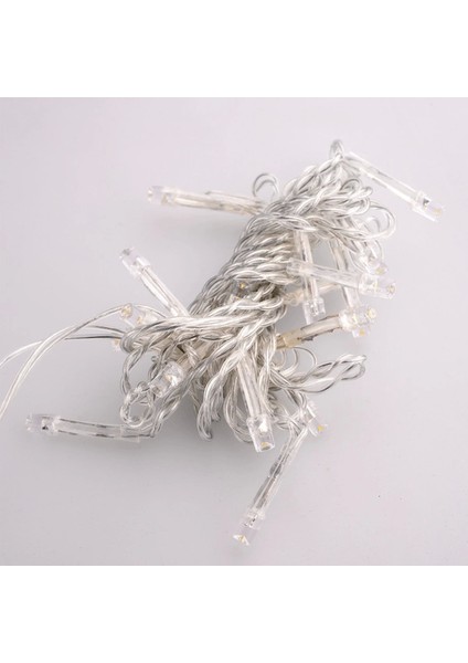 100 Ledli 8 Fonksiyonlu 10 Metre LED Aydınlatma Dekor Lambası (Beyaz) (5047) fiyatları