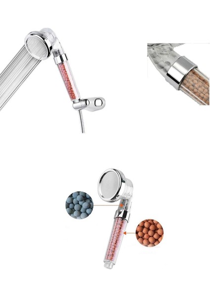 Renk Değiştiren LED Işıklı Su Tasarruflu Basınçlı Duş Başlığı (5047) fiyatları