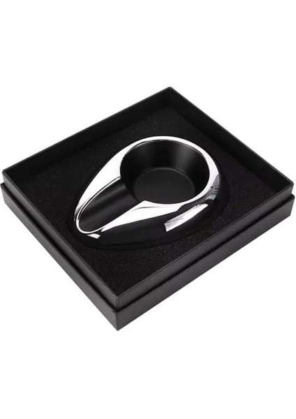 Qa Gümüş Porselen Yuvarlak Tekli Puro Küllüğü fiyatları