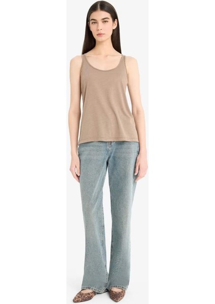 Regular Fit Basic Düz Yuvarlak Yaka Atlet F3618AX25SM fiyatları